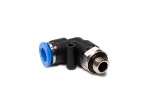 Złączka pneumatyczna wtykowa kątowa do węża fi 10 mm, G 1/4 GZ, tworzywo sztuczne - image 2