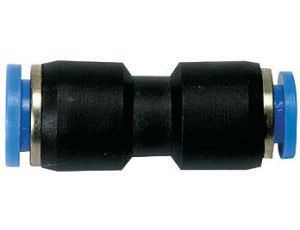 Złączka pneumatyczna redukcyjna wtykowa prosta przelotowa do węża fi 16-12 mm, tworzywo sztuczne