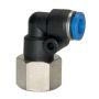 Złączka pneumatyczna wtykowa kątowa R 1/2 GW do węża fi 10 mm, tworzywo sztuczne - 2