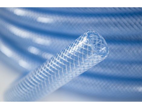 Wąż z tworzywa przezroczysty PVC techniczny fi 6x2,5 mm, 21 bar, zbrojony, rolka 25 m - 2