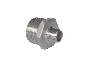 Nypel redukcyjny nierdzewny R 3/4 GZ - R 3/8 GZ, stal 316