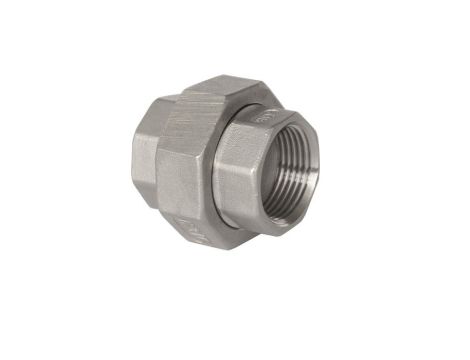 Śrubunek nierdzewny WW G 3/8 GW, uszczelnienie stożkowe, stal 316