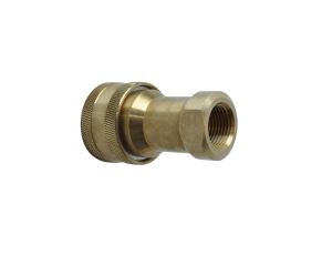 Szybkozłącze hydrauliczne ISO B obustronnie odcinające, G 1/8 GW, mosiądz, NBR