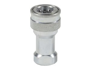 Szybkozłącze hydrauliczne ISO B obustronnie odcinające G 1/8 GW, stal ocynkowana, NBR