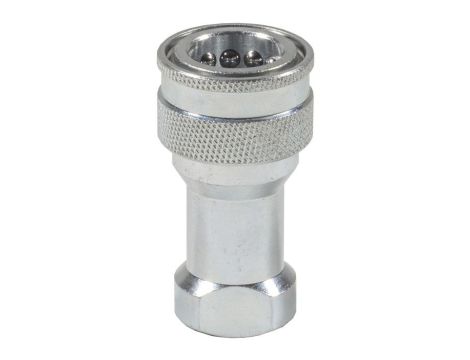 Szybkozłącze hydrauliczne ISO B obustronnie odcinające G 1/2 GW, stal ocynkowana, NBR