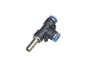 Złączka pneumatyczna wtykowa T redukcyjna wtyk 12 mm pod wąż fi 10 mm, tworzywo sztuczne