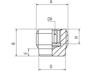 Korek imbus G1/8z, MN - image 2