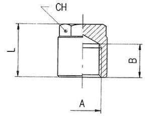 Korek gwintowany z nakrętką G 1/4 GW, mosiądz niklowany - image 2