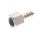 Króciec gwintowany choinka do węża fi 12 mm G 3/8 GW, mosiądz niklowany