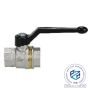 Zawór kulowy G 3/4 GW, PN25 mosiądz niklowany, PTFE - 2