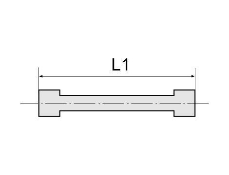 Złączka redukcyjna prosta przelotowa (choinka, łącznik redukcyjny) do węży z 10 mm na 6 mm, POM - 2