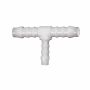 Trójnik karbowany redukcyjny typu T, choinka do węża fi 2 x 12 mm - 1 x 8 mm, POM - 2