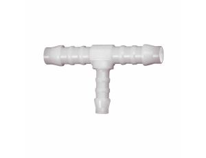 Trójnik karbowany redukcyjny typu T, choinka do węża fi 2 x 18 mm - 1 x 10 mm, POM