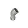 Kolanko gwintowane nierdzewne 45 stopni G 1/2 GW/GZ, stal 316 - 3