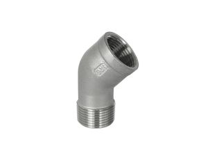 Kolanko gwintowane nierdzewne 45 stopni G 3/4 GW/GZ, stal 316 - image 2