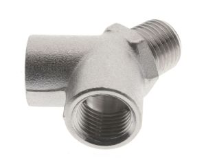 Trójnik gwintowany typu Y WZW, rozgałęźnik gwintowany 2 x G 1/8 GW - G 1/8 GZ