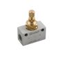 Zawór dławiący gwintowany typu kostka G 3/8 GW, aluminium - 2