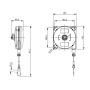 Balanser linkowy, sprężynowy Flowmatik BL636 8-10 kg, linka 2,5 m - 4