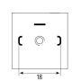 Wtyczka do cewki elektrozaworu, typ A, z diodą i warystorem, IP65, 24V AC/DC - 4