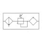 Blok przygotowania powietrza G 3/4 GW do 16 bar, regulacja 1,5-12 bar, 20 um, Flowmatik - 4