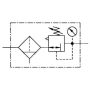Filtroreduktor G 1 GW do 16 bar, regulacja 1,5-12 bar, 20 mikronów, Flowmatik - 3