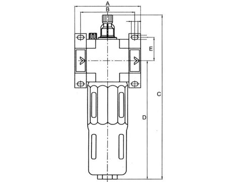 Smarownica sprężonego powietrza G 1 GW do 16 bar, Flowmatik - 4