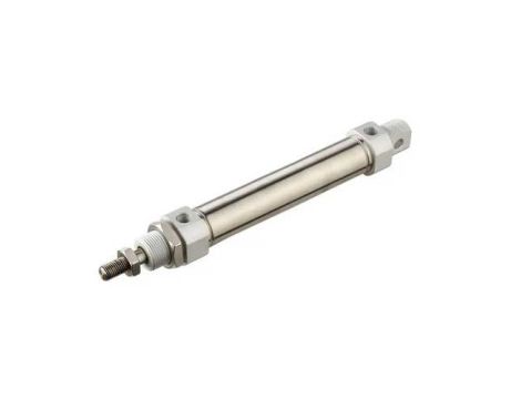 Siłownik pneumatyczny okrągły ISO6432 D25x25 z amortyzacją mechaniczną - 2