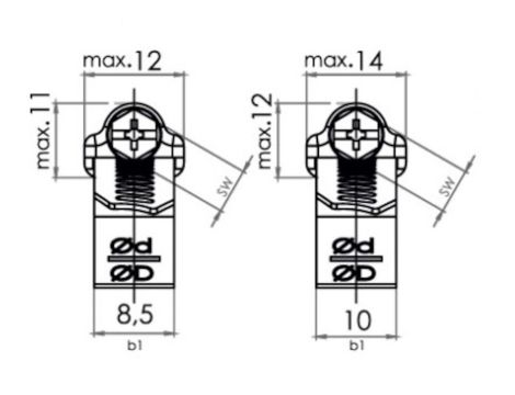 Opaska zaciskowa ślimakowa skręcana Flowmatik 12-20 mm, szerokość 8,5 mm, stal W1 - 3