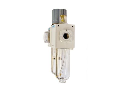 Blok przygotowania powietrza G 1/4 GW do 10 bar, regulacja 1,5-9 bar, 5 um, Midi - 2