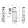 Elektrozawór pneumatyczny rozdzielający 5/2 G 3/8 bistabilny, Flowmatik - 6