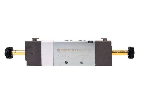 Elektrozawór pneumatyczny rozdzielający 5/3 G 1/4 centralnie zamknięty, Flowmatik - 2