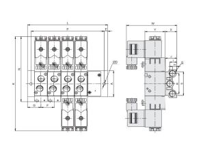 Płyta zaworowa do zaworów rozdzielających G 3/8, 10 zaworów, Flowmatik 5/2 5/3 - image 2