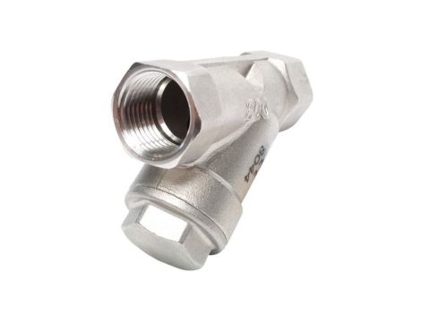 Filtr siatkowy skośny gwintowany Flowmatik G 1 1/2 GW PN16, stal nierdzewna 316 - 3