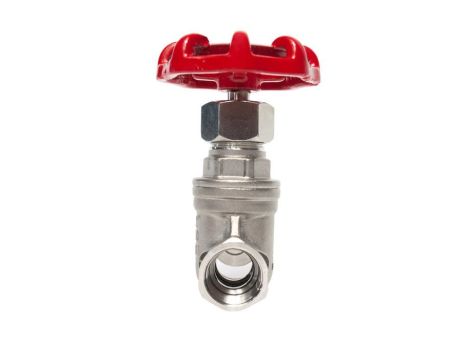 Zawór zasuwowy gwintowany Flowmatik G 1 1/2 GW PN16, nierdzewny 316, PTFE - 3