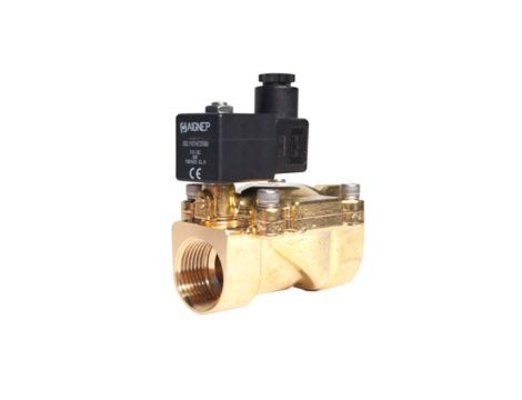 Zawór elektromagnetyczny membranowy 2/2 NC, G 1/2, FKM, 0,15-16 bar, DN14, 220V AC