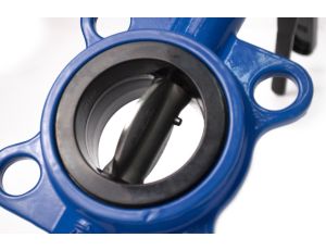 Zawór klapowy międzykołnierzowy Flowmatik DN200 PN16, żeliwny, dysk 304, NBR - image 2