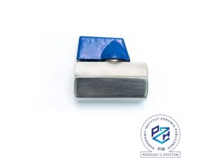 Zawór kulowy Flowmatik mini G 1/4 GW PN63, stal nierdzewna 316, PTFE