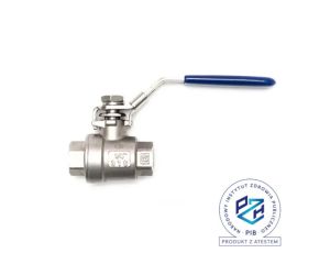 Zawór kulowy gwintowany Flowmatik R 2 GW PN63, 2-elementowy z blokadą, stal nierdzewna 316, PTFE