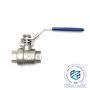 Zawór kulowy gwintowany Flowmatik R 3 GW PN63, 2-elementowy z blokadą, stal nierdzewna 316, PTFE - 2