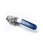 Zawór kulowy gwintowany Flowmatik R 3 GW PN63, 2-elementowy z blokadą, stal nierdzewna 316, PTFE - 3