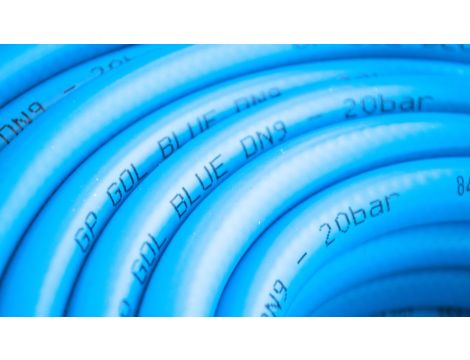 Wąż do narzędzi pneumatycznych fi 6x11 mm, 20 bar, niebieski - 6