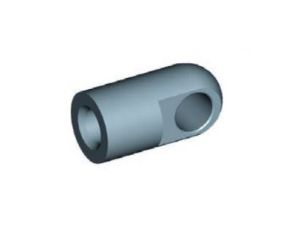 Mocowanie sprężyny gazowej z gwintem M8 ucho fi 8,1 mm, długość 20 mm