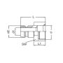Króciec do form wtryskowych DN9 typ HASCO, G 3/8 GW, bez zaworu - 3