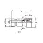 Króciec do form wtryskowych DN9 typ HASCO, G 3/8 GZ, z zaworem - 2
