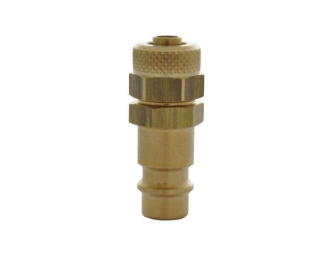 Króciec szybkozłącza DN7,2 typ 26, skręcany do węża fi 10x8 mm, mosiądz
