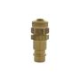 Króciec szybkozłącza DN7,2 typ 26, skręcany do węża fi 10x8 mm, mosiądz - 2