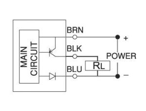 Czujnik PNP NO, 10-28V DC 3-przew.,kabel 0,3m, wtyk M8 (KT-65PE-QD) - image 2