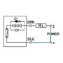 Czujnik kontaktr. 5-240V AC/DC 2-przew.,kabel 0,3m, wtyk M8 - 3