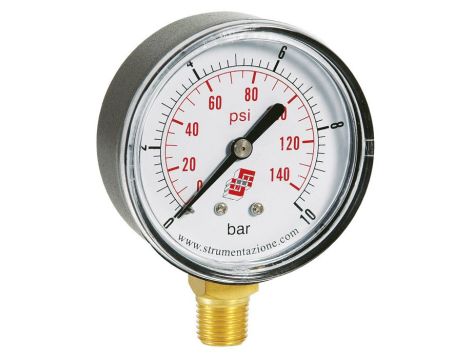 Manometr radialny 0-1 bar, G 1/4, 50 mm