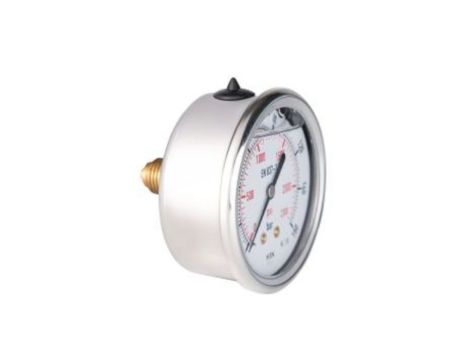 Manometr glicerynowy aksjalny 0-10 bar, G 1/4, 63 mm - 2